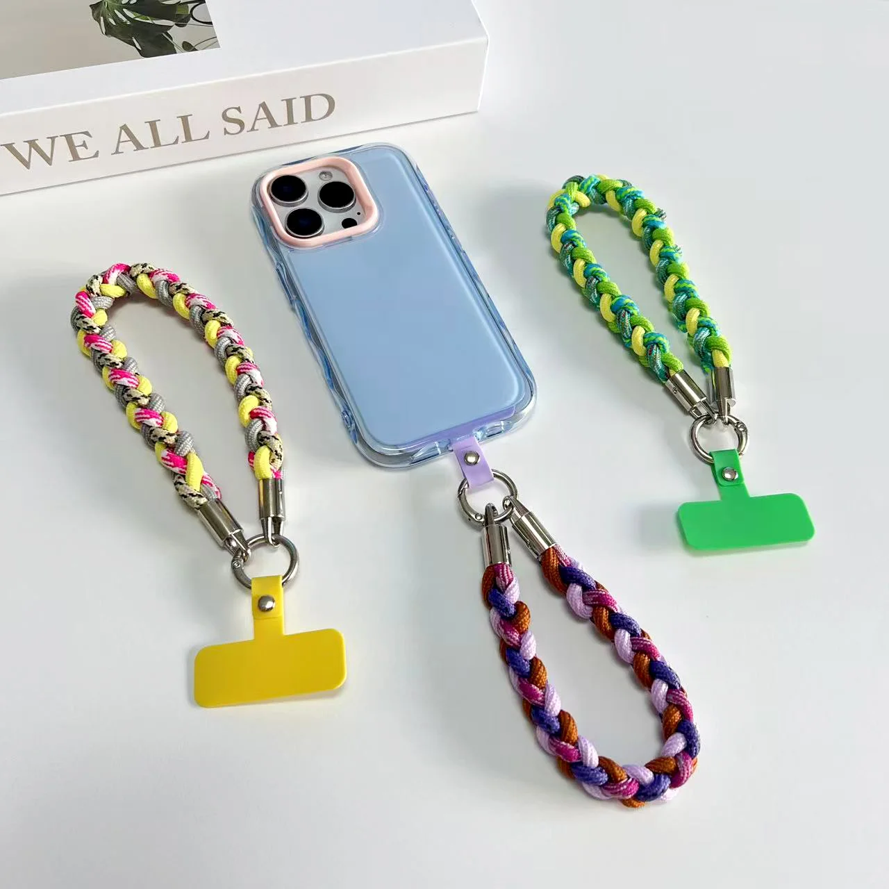 Kreatywna i wspaniała kombinacja kolorów, kreatywna opaska na nadgarstek z kreskówek, uniwersalna smycz do telefonu komórkowego, zawieszka do akcesoriów