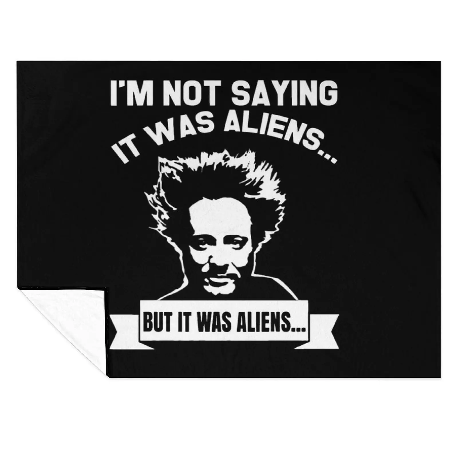 

It-was-Aliens-Giorgio-A-Tsoukalos-T-Shirt-Black Throw Blanket Bed Luxury Brand Furrys Blankets