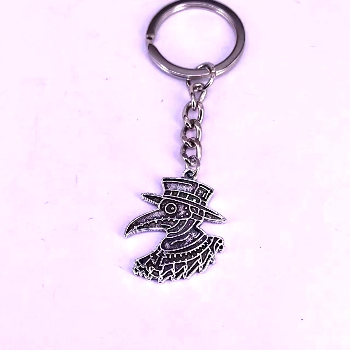 Plague Doctor Beak Face Cool keychains Gift for Nurse Friends