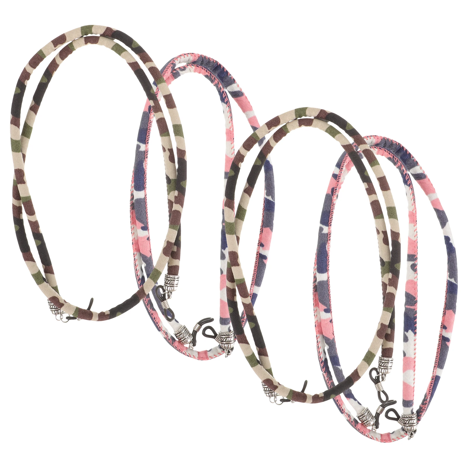 4pcs Eyeglass Holder Necklace Glasses Rope Around Neck Frame Accessories Anti Chains For Sports Activities