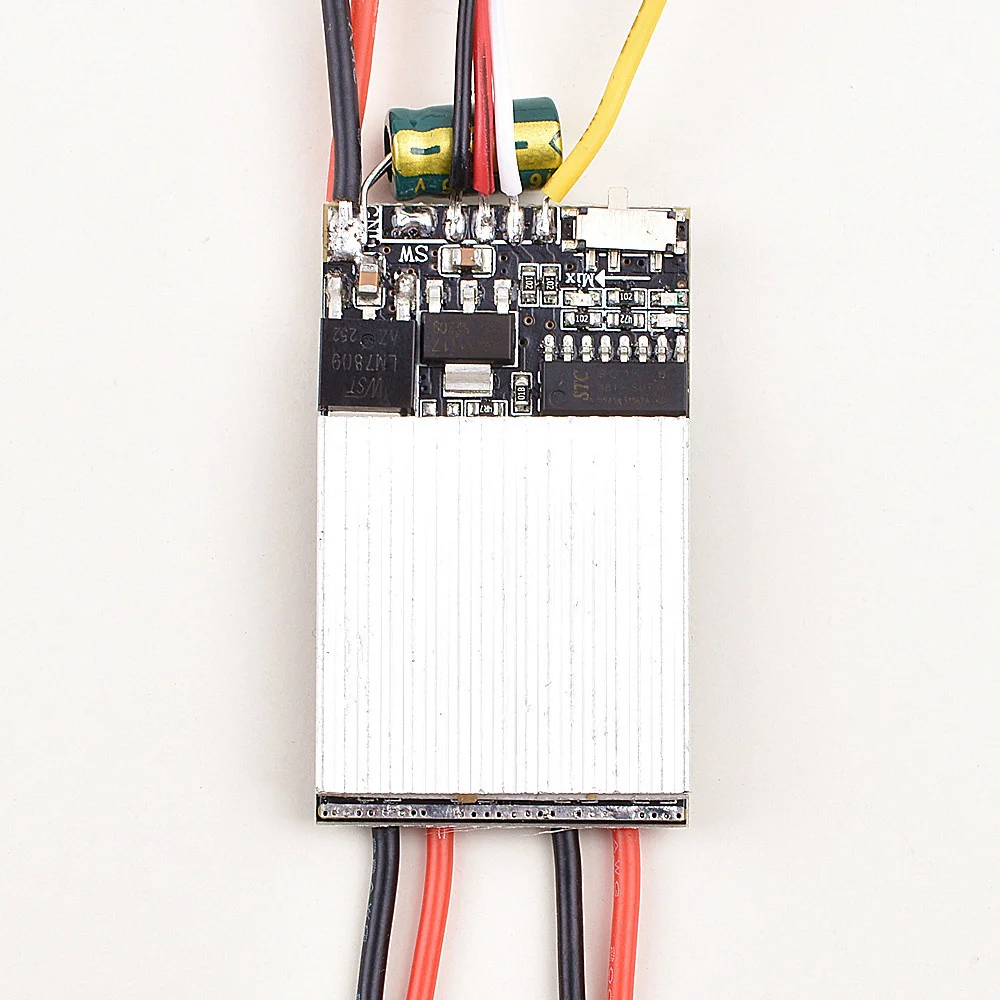 5Ax2 PRO 10Ax2 Dual Way Bidirektionale gebürstete ESC 2s-6S Lipo Geschwindigkeitsregelung für Rc Modell Boot/Tank gebürstete Motor Ersatzteile – Detail 7