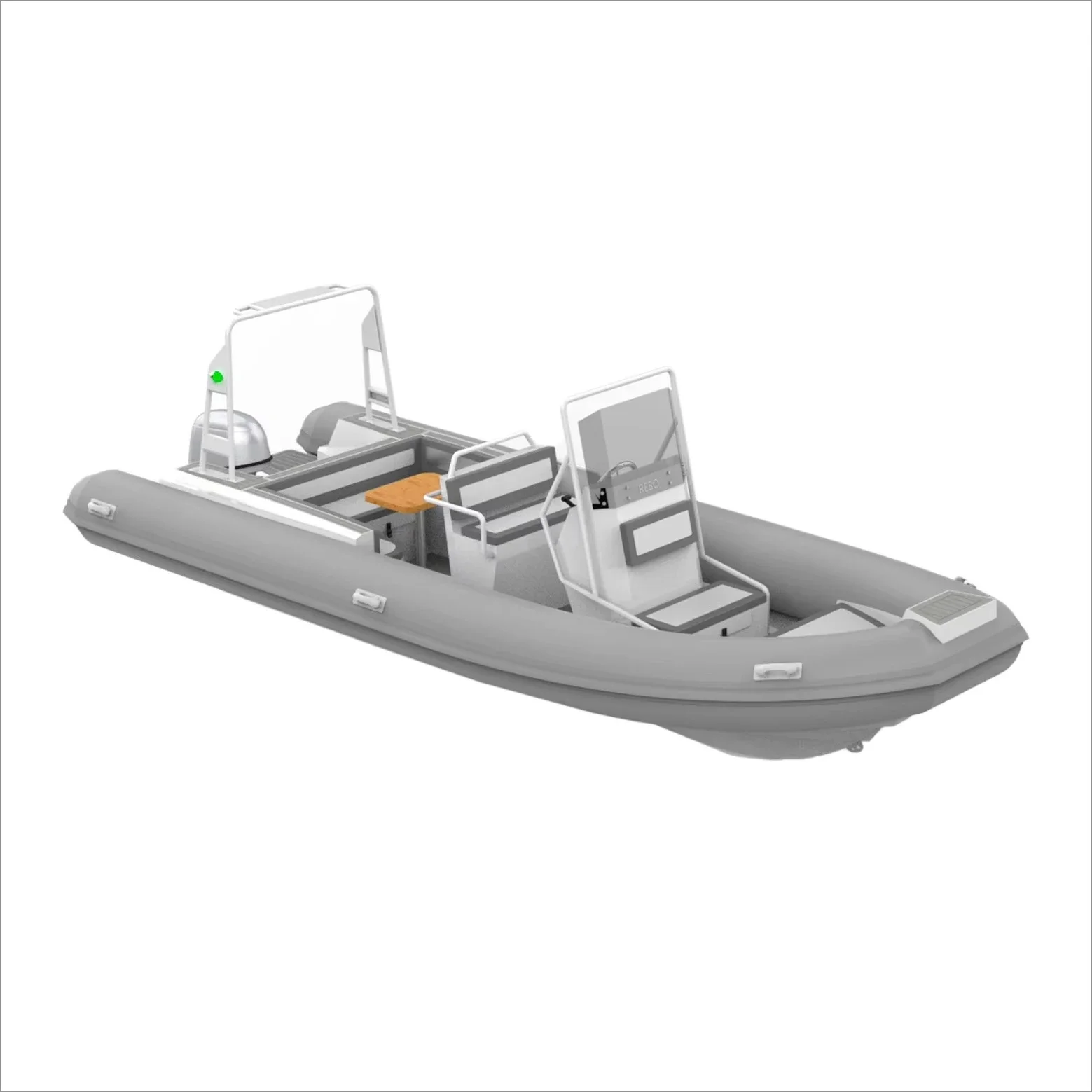 21ft RIB 640 Aluminum Double Deep V Hull ORCA Hypalon Inflatable RIB Boat