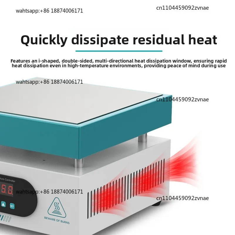 BK946 Heating Table Constant Temperature Adjustable Temperature Mobile Heating Plate Preheating Table LED Digital Display