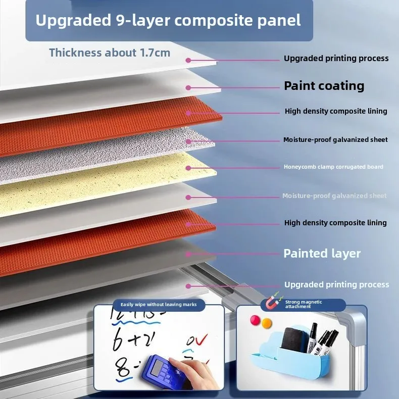 Small Blackboard Wall-mounted Magnetic Office Home Erasable Teaching Erasable Hanging Removable Note Desktop