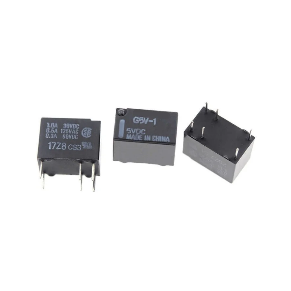 5 10 20 PCS G5V-1 - 3V 5V 9V 12V 24V 6PIN 1A DC12V 5VDC 12VDC 24VDC Neue Authentische Original Signal RelaisB Für OMRON – Detail 3