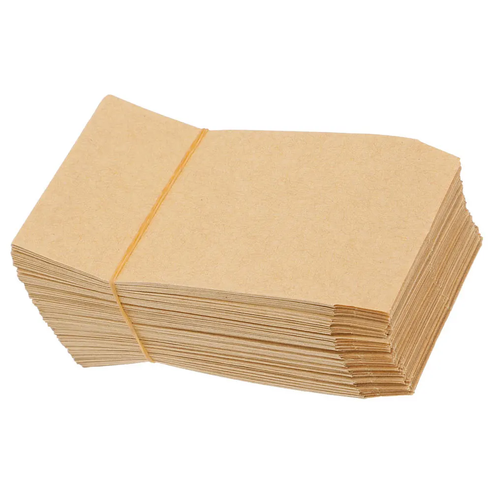

100Pcs Seeds Storage Bags Kraft Paper Brown Envelopes for Corn Wheat Rice Packaging Garden Storage Multi Functional Seed Starter