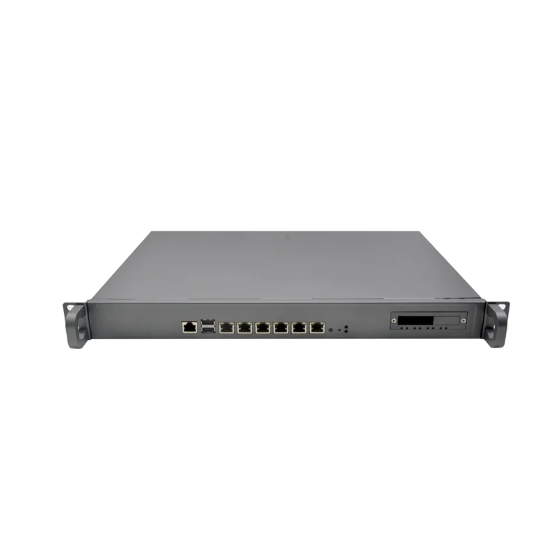 Industrial 1u firewall intel core i5 8400 2.8ghz i7-8700 3.2ghz 6 * intel i226 2.5g lan mikrotik pfsense ros