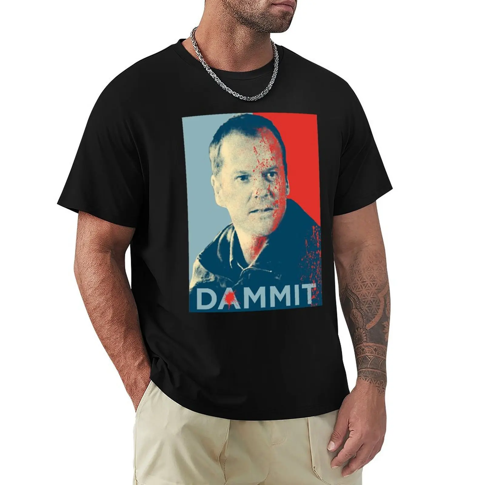 

Jack Bauer 24 T-Shirt luxury t-shirt Blouse blue lock funny t shirts men