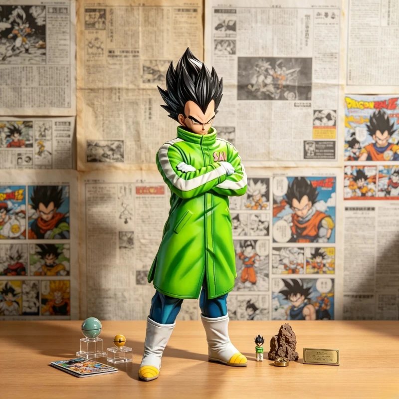 Dragon Ball Merchandise Vegeta & Goku Snow Suit Figure 28cm Exquisite Desktop Ornament Trendy Model Collectible For Anime Fans