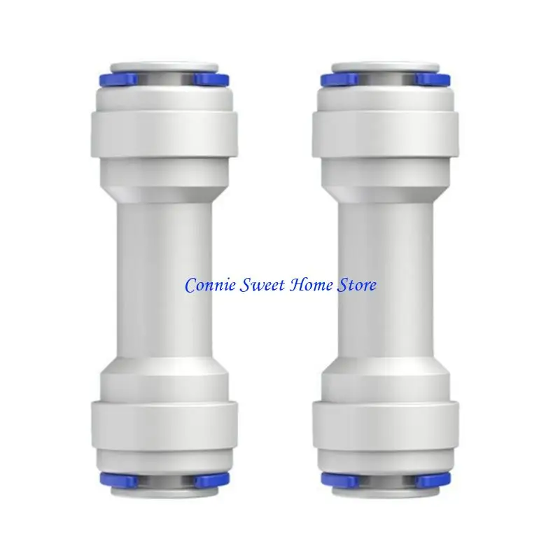 

LXAF 2Pcs Way Check Valves 3/8Inch Push to Check Valves Plastic Quick Fitting for Water Filters Enduring