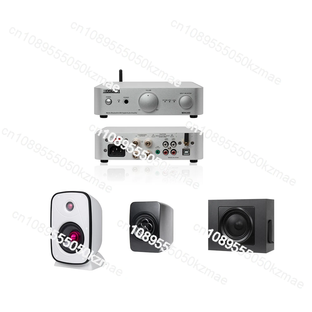 

IN STOCKIN 2 Channel Line Input Amplificateur Melangeur Portable Amplifier Hifi Power Amplifier