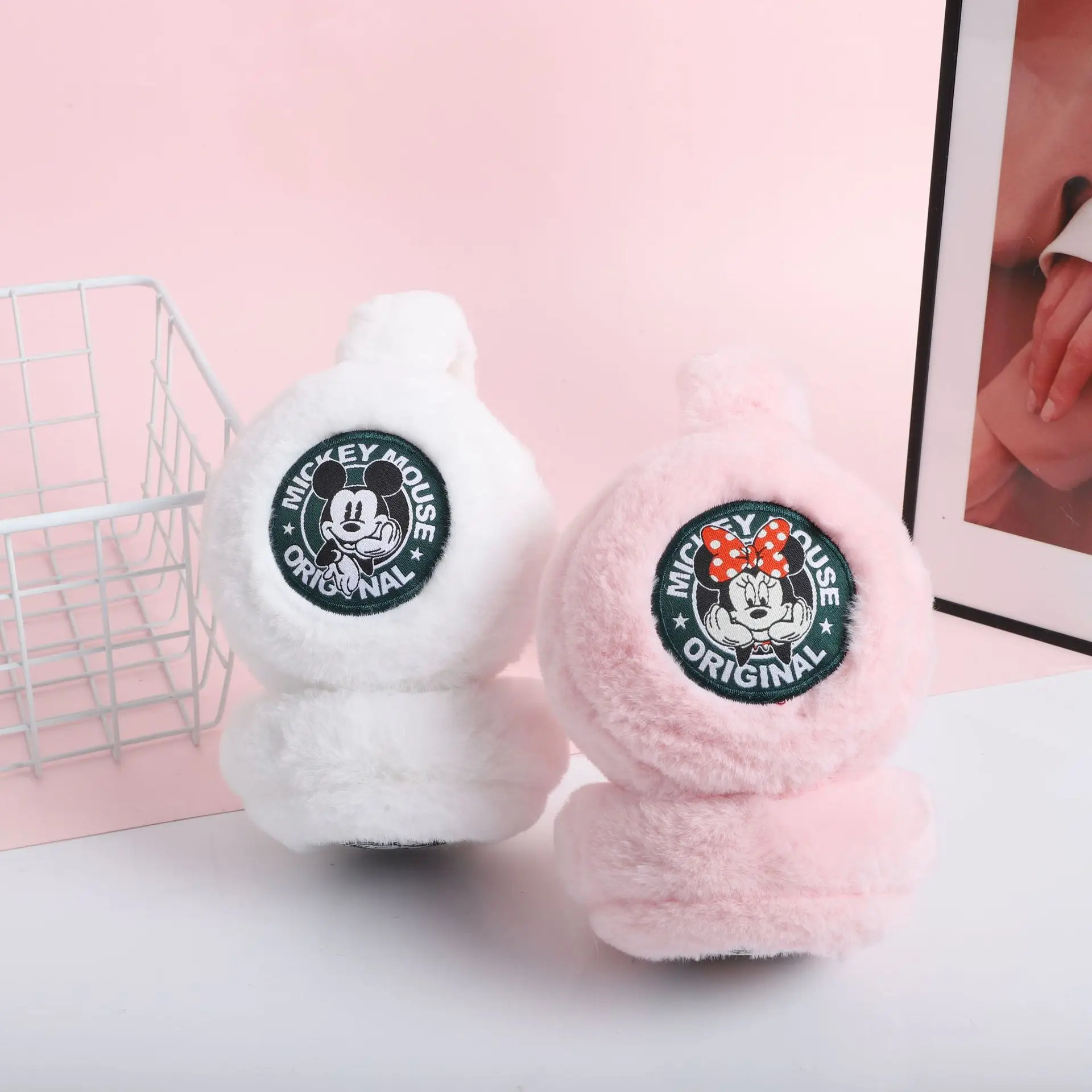 جديد صغير الشتاء الدفء غطاء للأذن بطانة للأذن مكافحة البرد ومكافحة التجميد سميكة الكرتون الأذن تدفئة الأذن أكياس