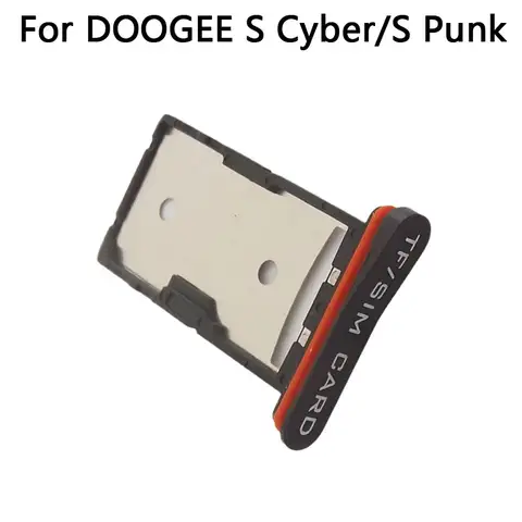 Novo original doogee s cyber s punk sim tf cartão bandeja slot para cartão sim titular adaptador acessórios para doogee scyber s cyber phone