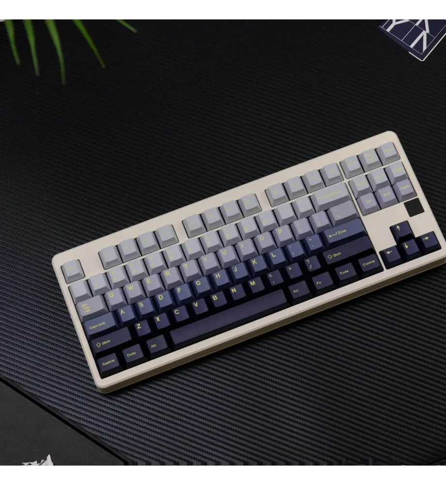 Keycap personality Original height Five-sided sublimation process Suitable for mechanical keyboard Mountains gradual Keycap 147