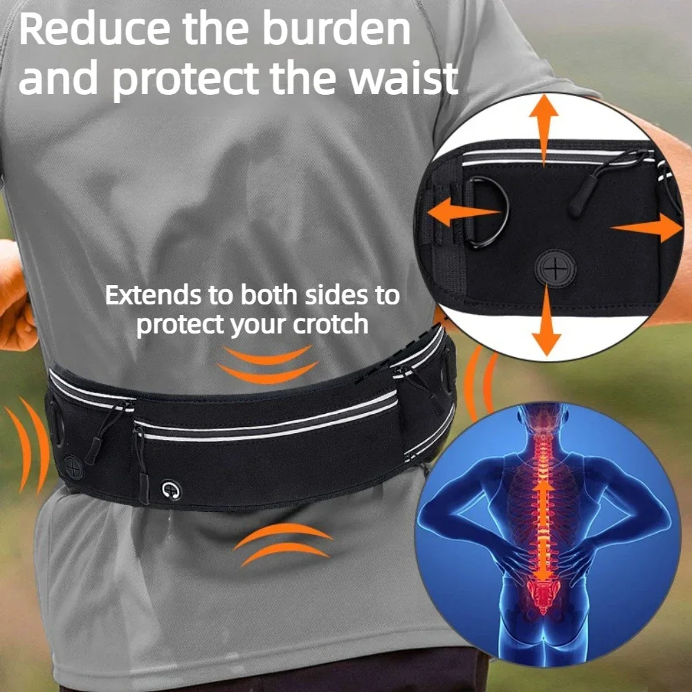 Product Name: Anti-Pull Running Waist Pack Leash  Dimensions: Waist Pack: Adjustable 62cm - 127cm (24.4