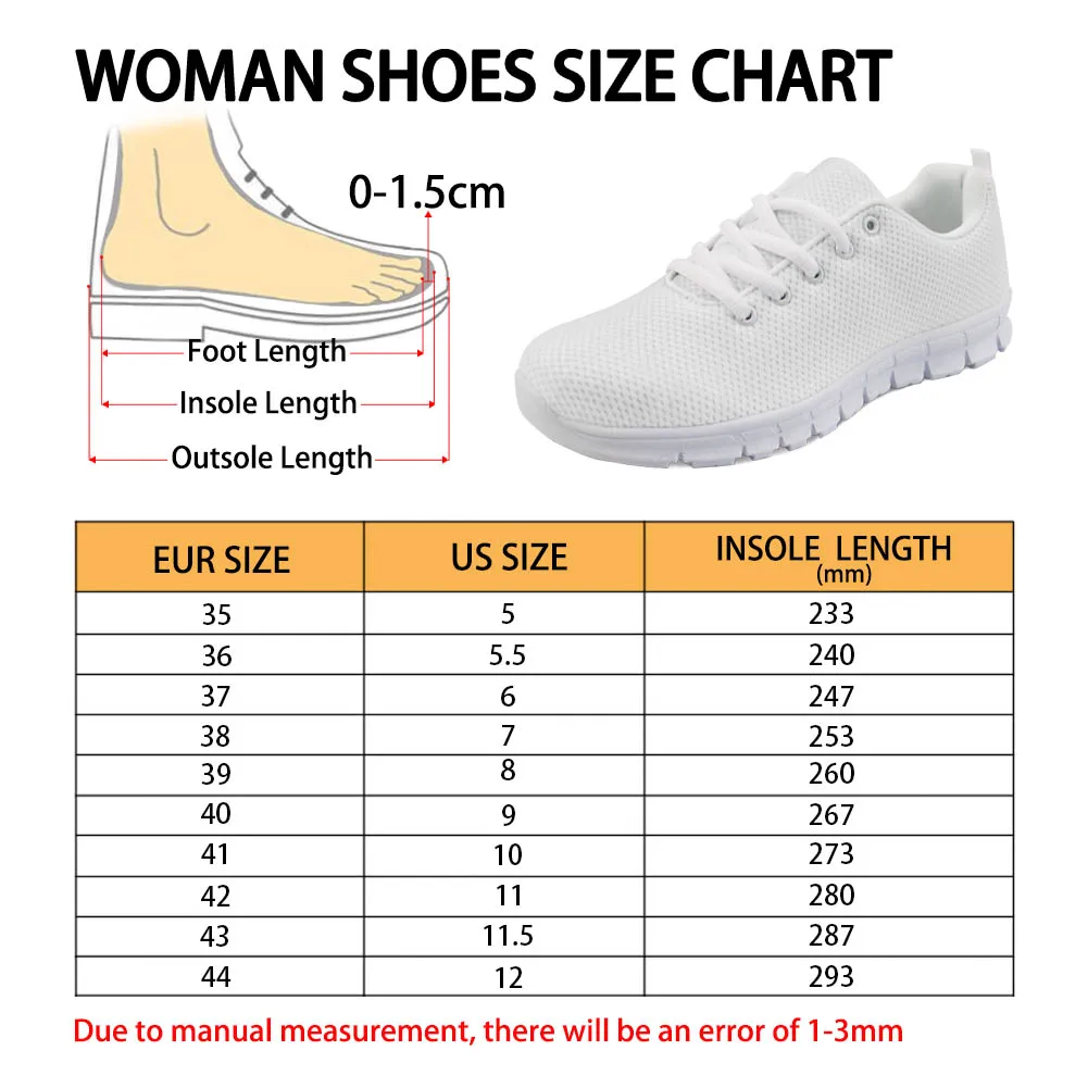 2022 Cute White Paw Print Women Sneakers Breath Pet Dog Footprint Pattern Ladies Shoes Spring/Autumn Casual Flats Shoes