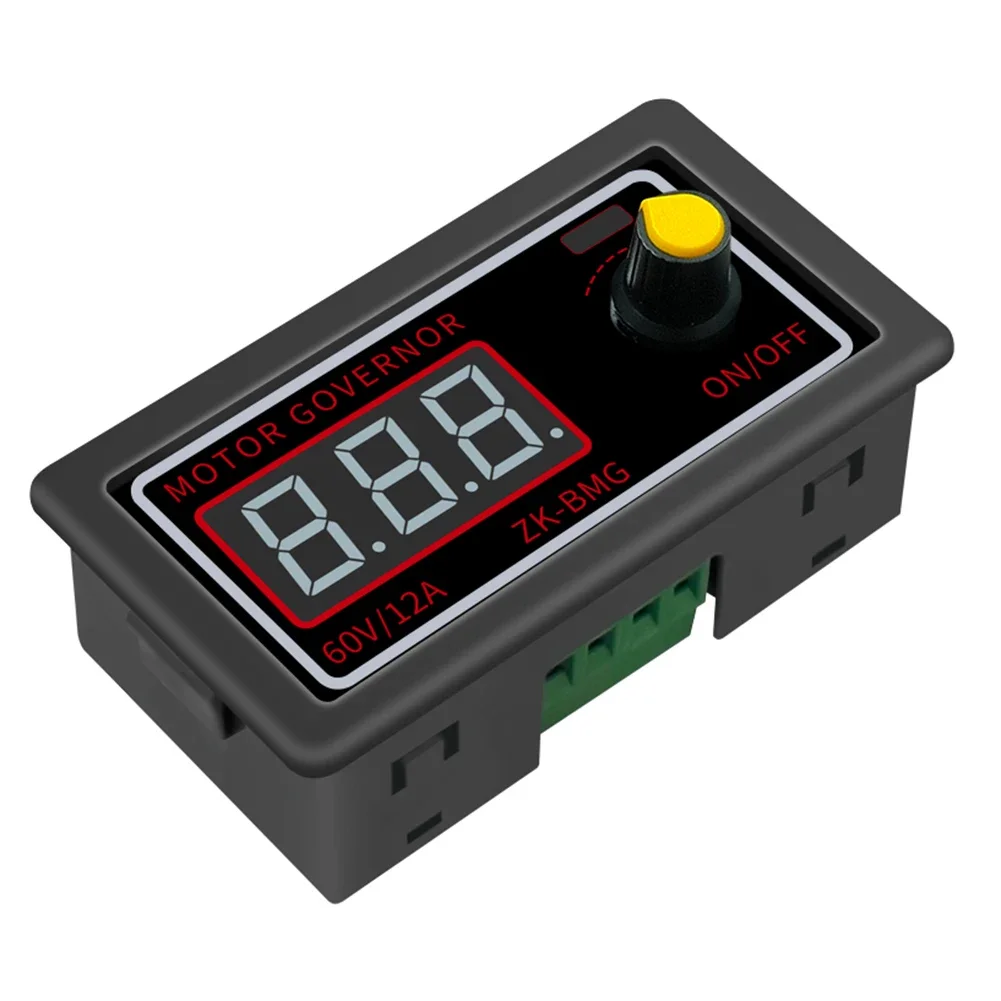Variable Speed Controller DC 9-60V 12A 500W Motor Dimming Speed Controller Digital Adjustable Frequency Duty Cycle
