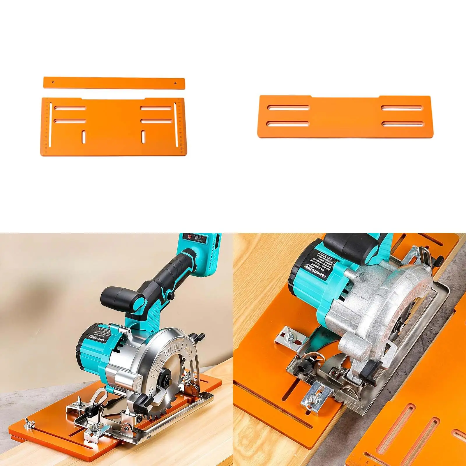 Circular Saw Base Plate Adjustable Guide Rail Hand Tools Parts for Woodworking Cutting Machine Accessories