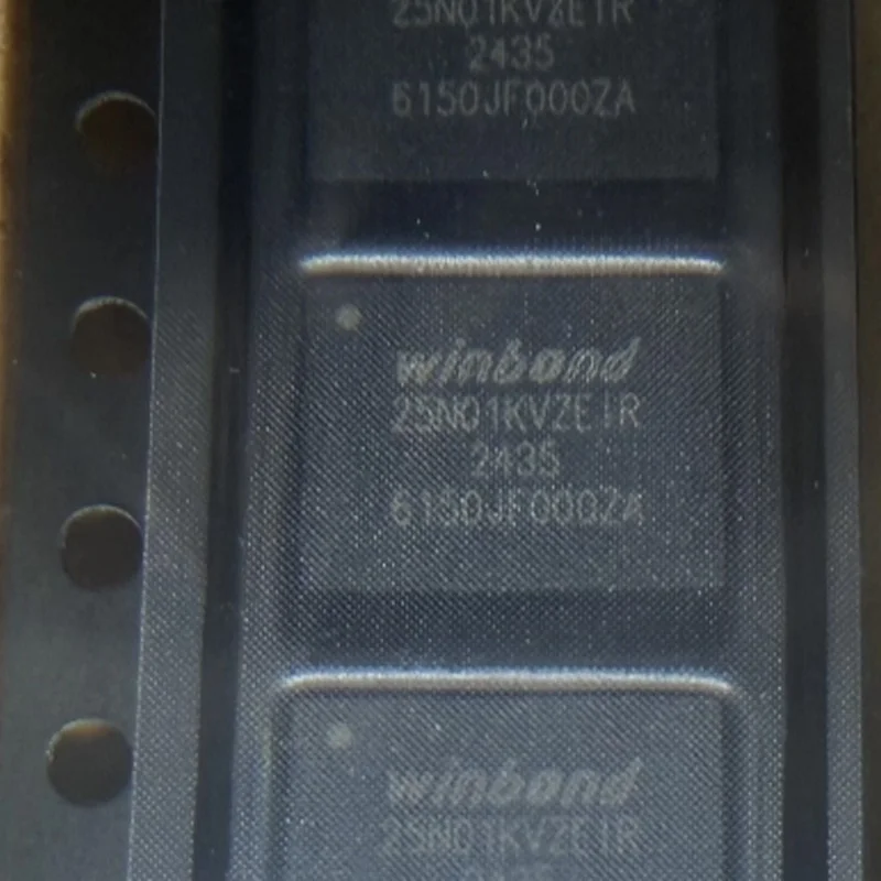 

Brand New Original W25N01Kvzeir with Marking 25N01Kvzeir, Packaged as Wson-8, Serial Nand Flash Memory Chip