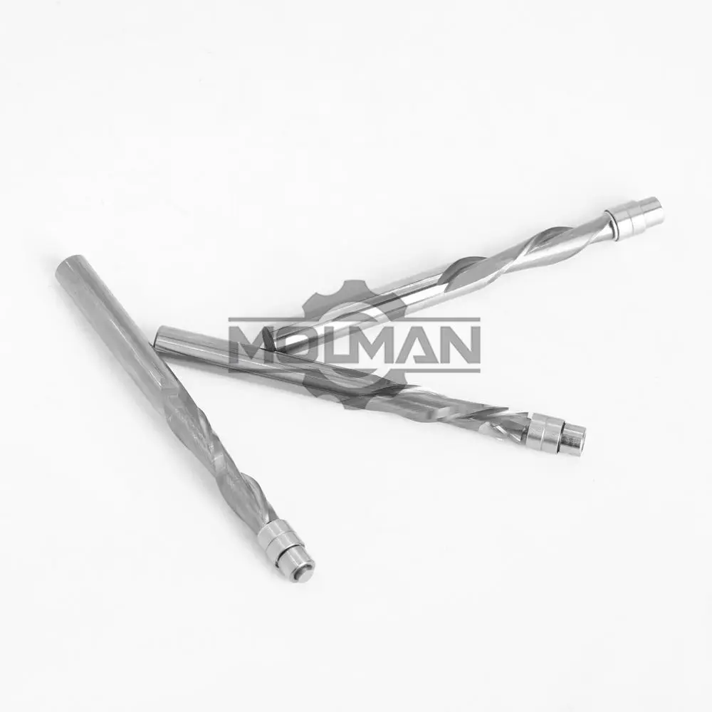 1/4 Shank Up Down Compression Flush Trimming Bit Overall Carbide  End Milling Cutter Woodwoking Tool