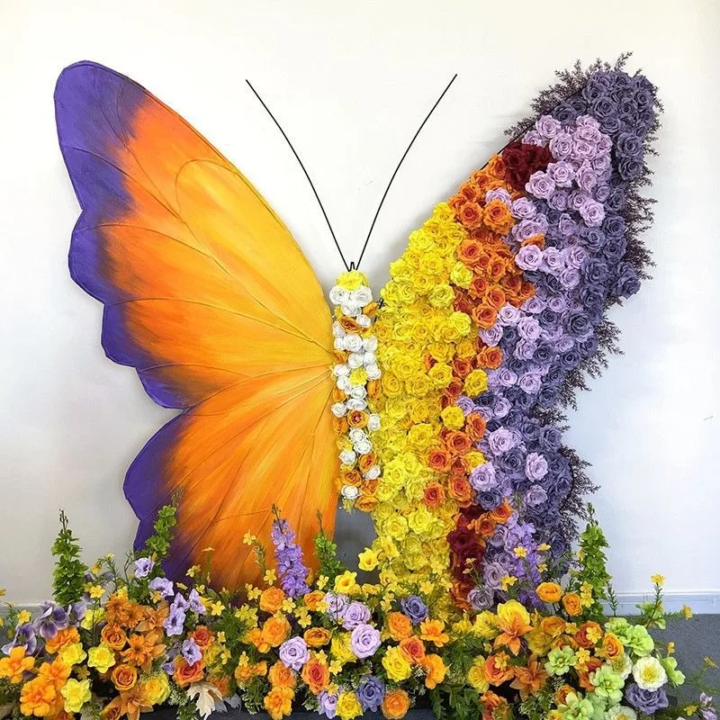 three-dimensional landscaping shop shopping mall window arrangement Internet celebrity clock in photo decoration prop modeling