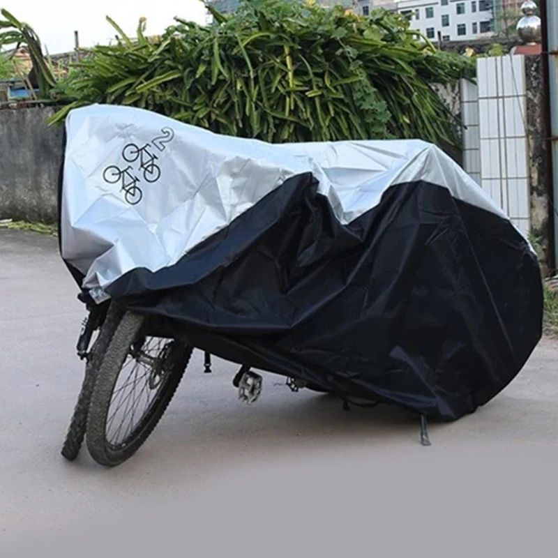 Bicycles Cover for 1 or 2 Bikes Outdoor Watertight Bikes Cover Rain Proof Cover