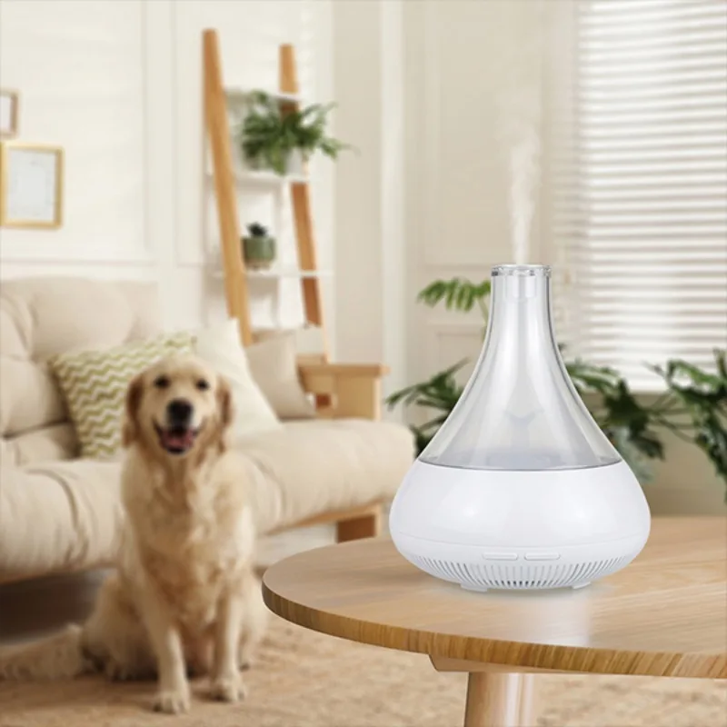 Ultrasonic diffuser cold mist humidifier for pure essential oil aromatherapy