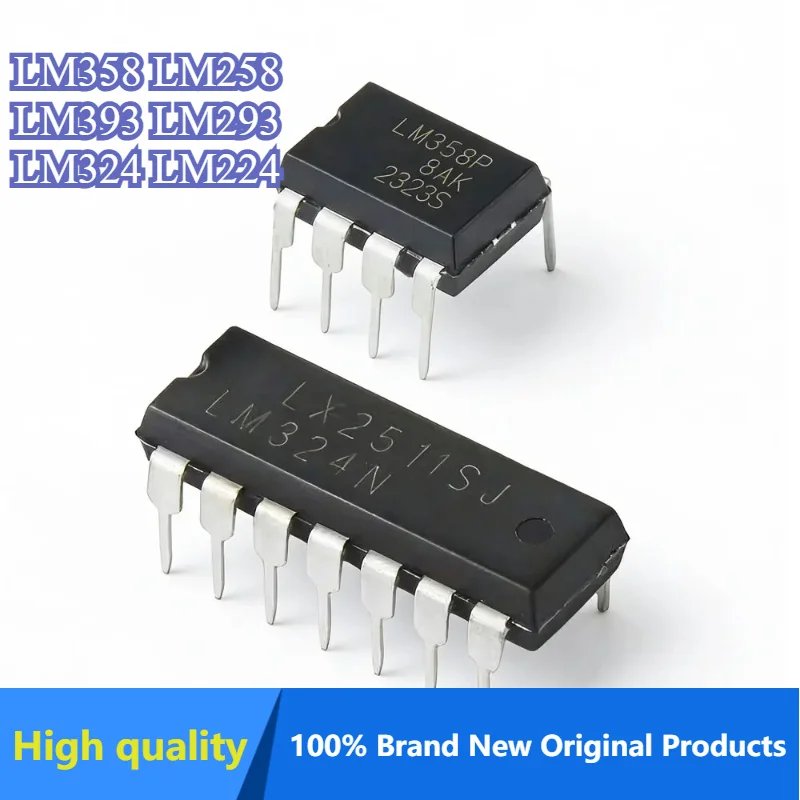 10PCS LM358 LM258 LM393 LM293 LM324 LM224  Brand New, in Stock, Hot Selling!