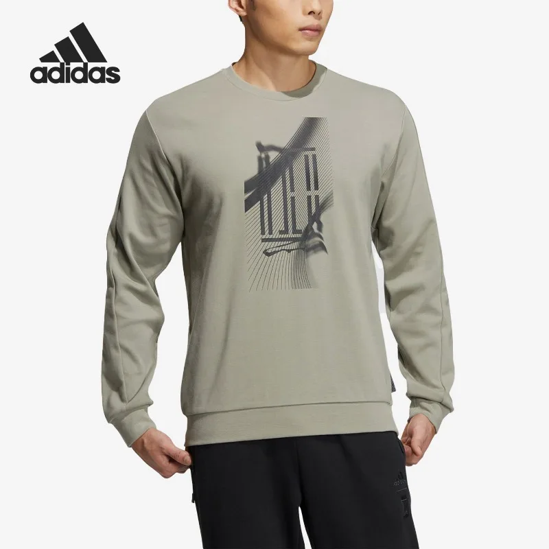 Adidas Spring New Men's Casual Loose Pullover Sweater IA8186