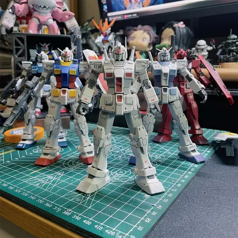 012 Pb Limit Gto Rx-78-2 Hg 1/144 공장 조립 모델, 액션 로봇 피규어 할로윈 장식, 수집용 소년 장난감 선물
