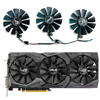 Original for ASUS GeForce GTX1060 1070 1070ti 1080 1080ti ROG STRIX graphics card replacement fan PLD09210S12HH PLD09210S12M