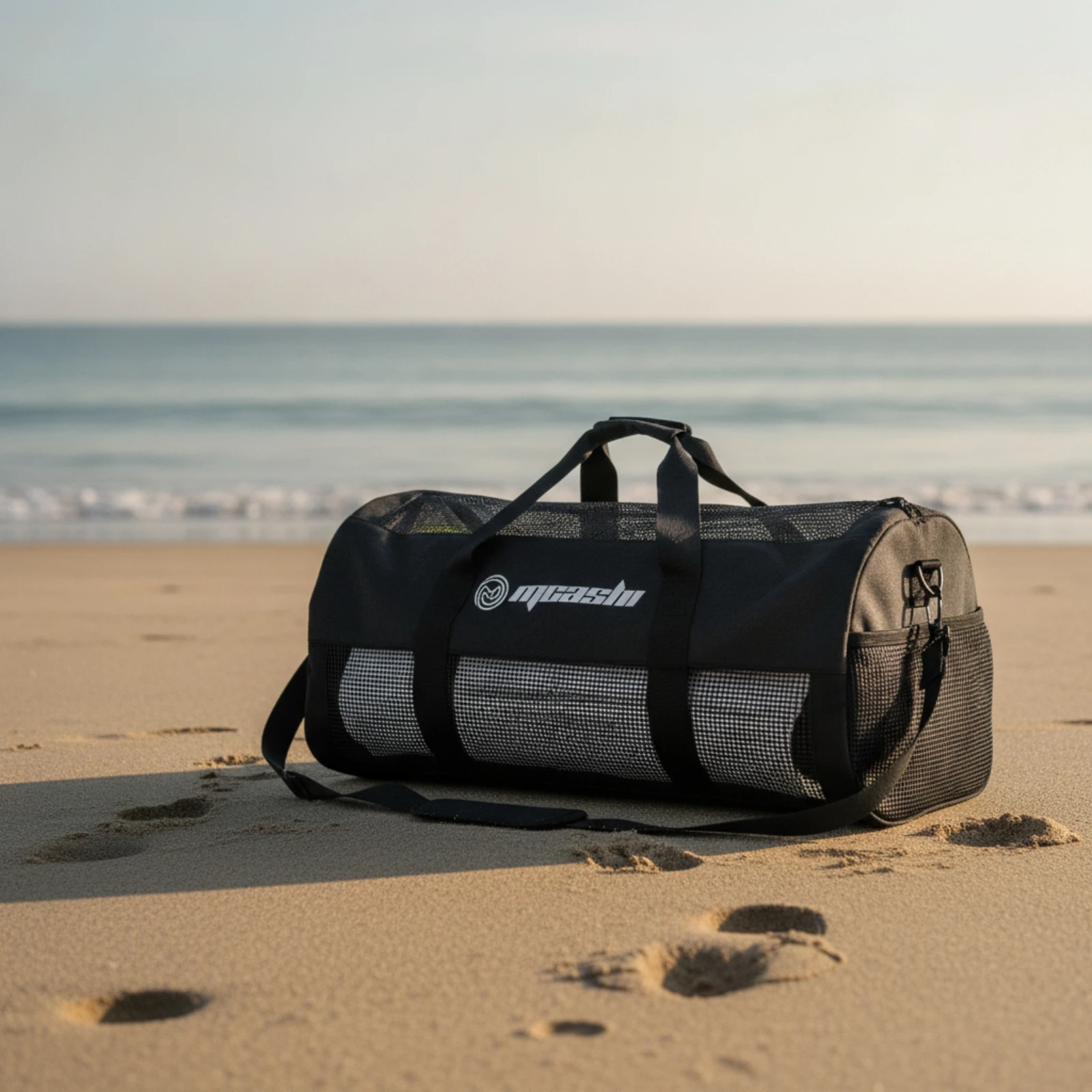 Mesh Dive Duffel Bag Ventilated Mesh Diving Gear Bag Breathable Portable for Divers, Snorkeling, Boat Trips
