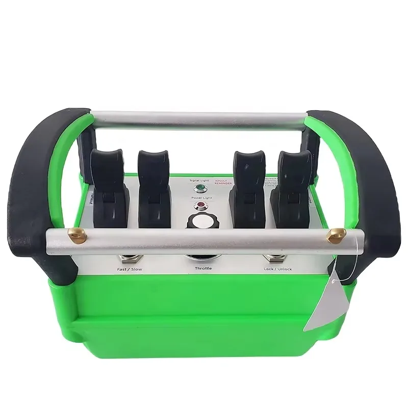 High Quality Automatic 4 Joysticks Waterproof Crane Radio Remote Control AAA Battery 500m Range Hydraulic Motor Throttle