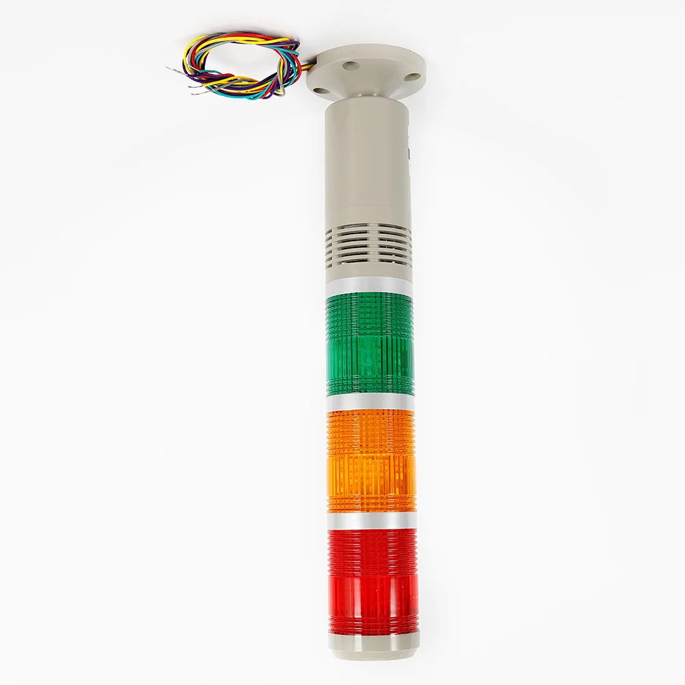 220V Industriële Led-Signaaltoren Zoemer Rood/Groen/Geel