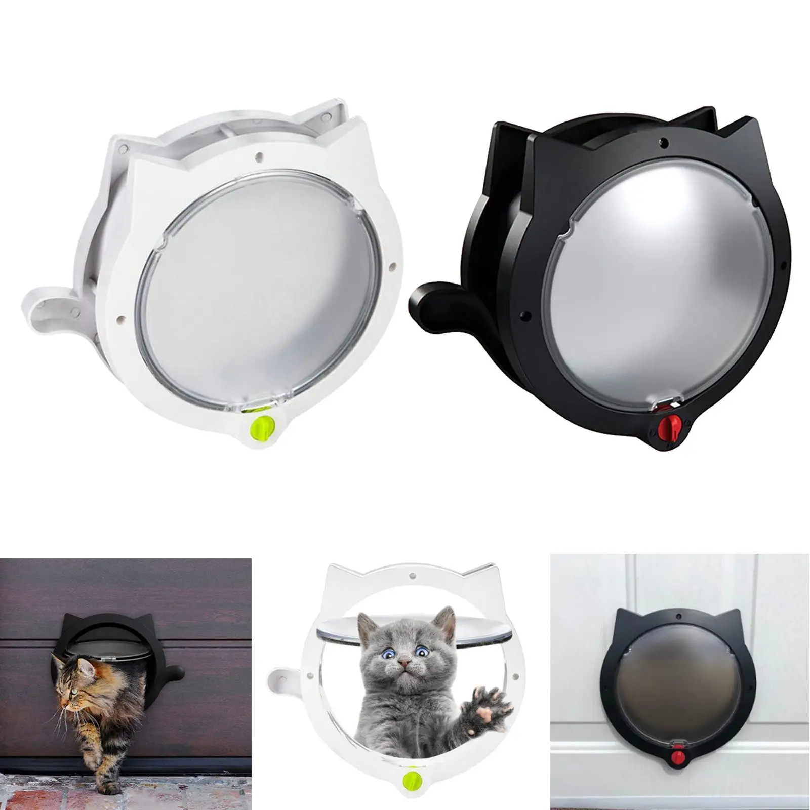 

4-сторонний замок для домашних животных, кошек, щенков, собак, запираемый безопасный клапан, дверные ворота, рамка, товары для домашних животных