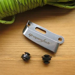 Clip trasero de acero inoxidable 410, abrazadera de bolsillo para la cintura, alicates para cuchillos, funda Kydex EDC, herramientas, piezas de bricolaje, 1 Juego