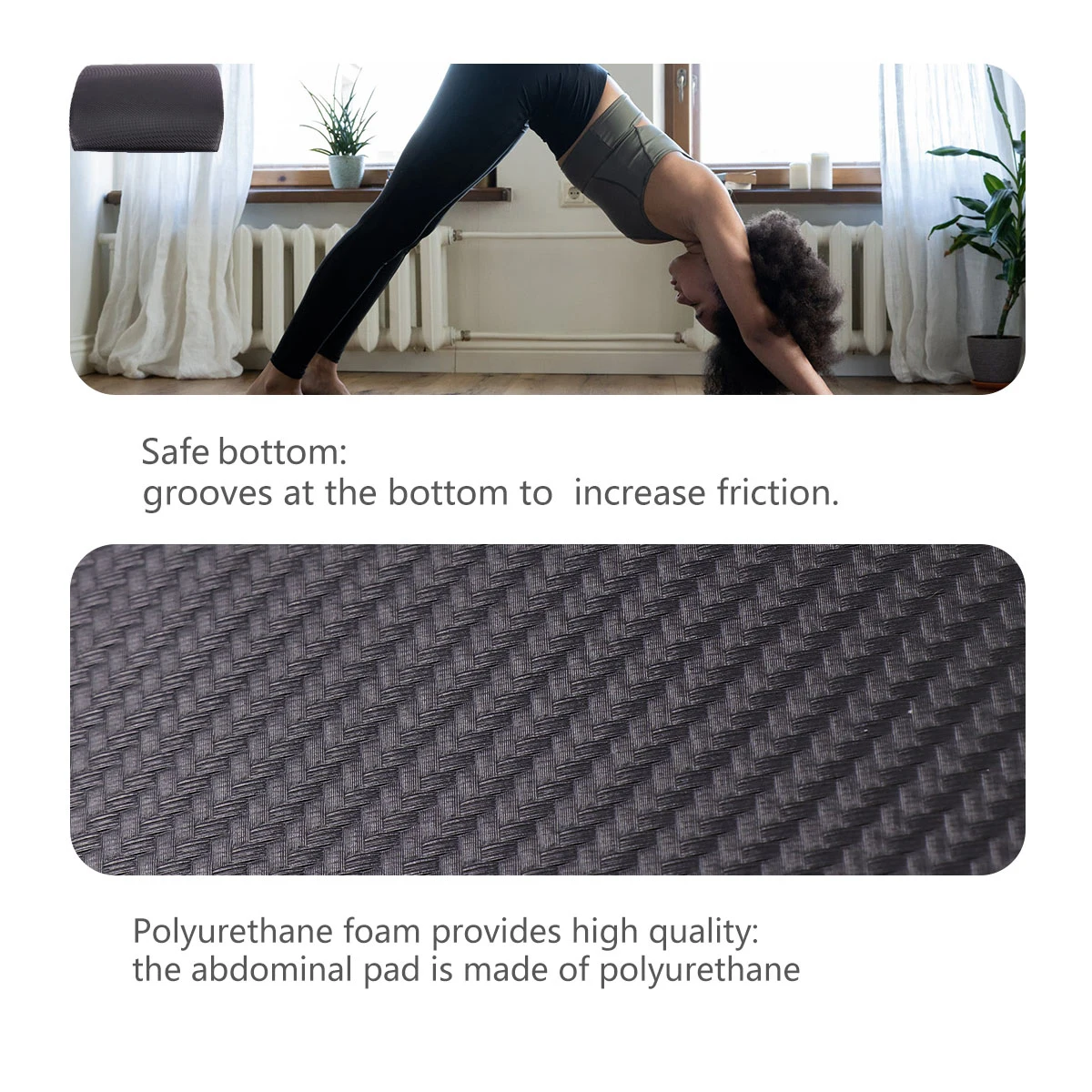 

Abdominal Pad Cotton Material Foldable Crunches Leg Lifts Sit Ups Exercise Mats Board Cushion Yoga Mat Fitness