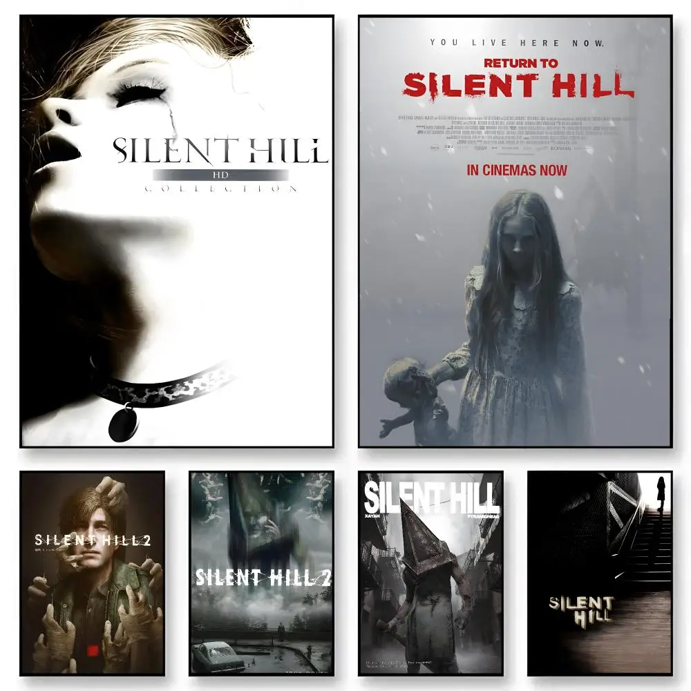 Game Silent Hill   Music Artist Print Graphic Streaming Film Style Wall Artwork Bedroom Decor Poster