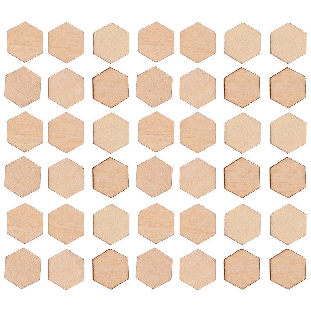 

Hexagonal Wood Chips Craft Blanks Supplies for Artists Diy Ornaments Unfinished Cutouts Tiles Shapes Crafts Handmade Discs