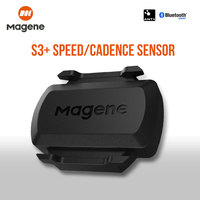 Magene Cadence Sensor Speed S3+ Speedometer ANT+ Bluetooth Computer Compatible with Garmin IGP Bryton Bike Computer Wireless