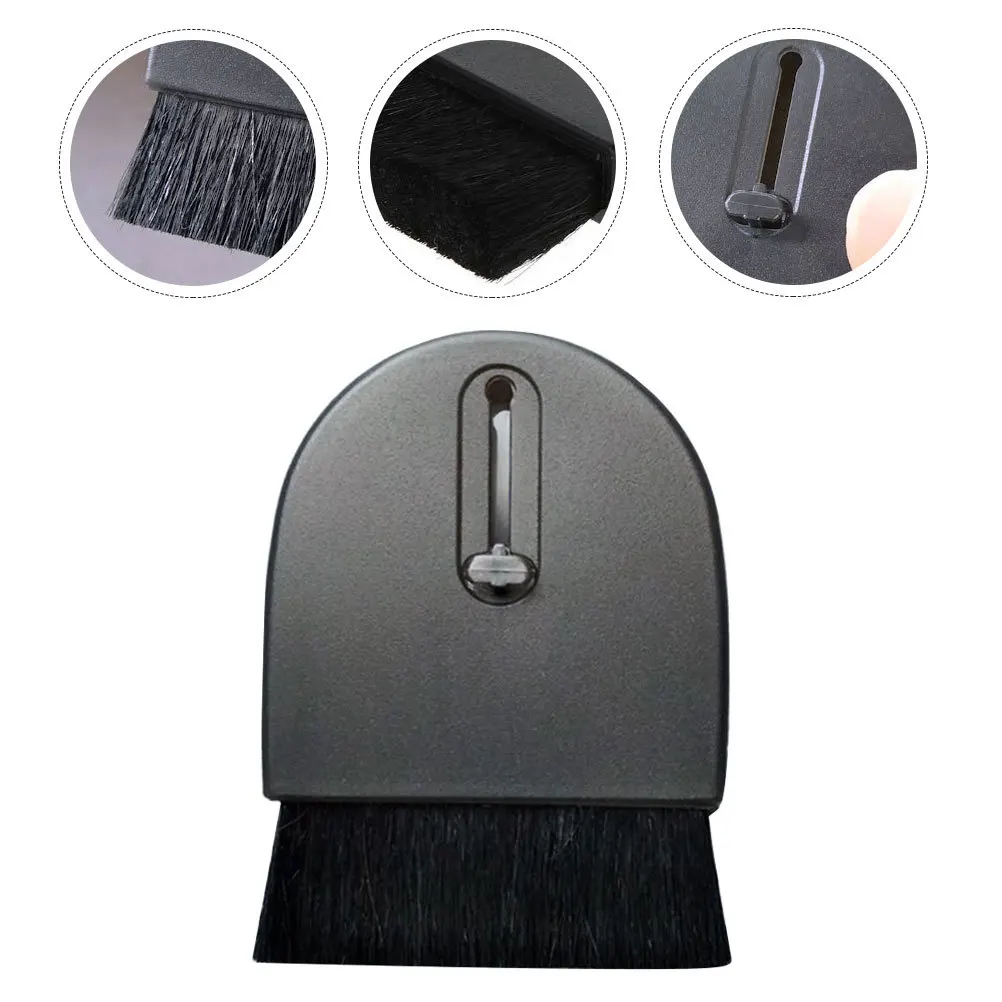 

Record Cleaning Brush for Vinyl Player Anti-Static Bristles Safe Non-Scratch Dust Removal Maintenance Supply Vinyl Player Brush