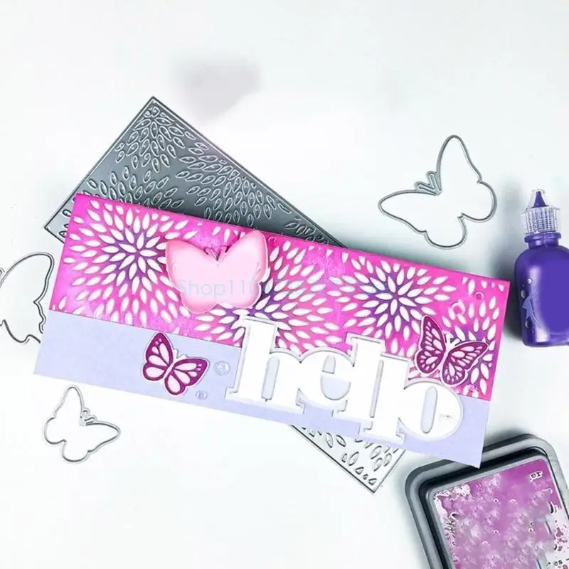 

Floral Metal Cutting Dies Embossing Templates for Scrapbooking, Card Making, DIY Album & Paper Craft Decoration