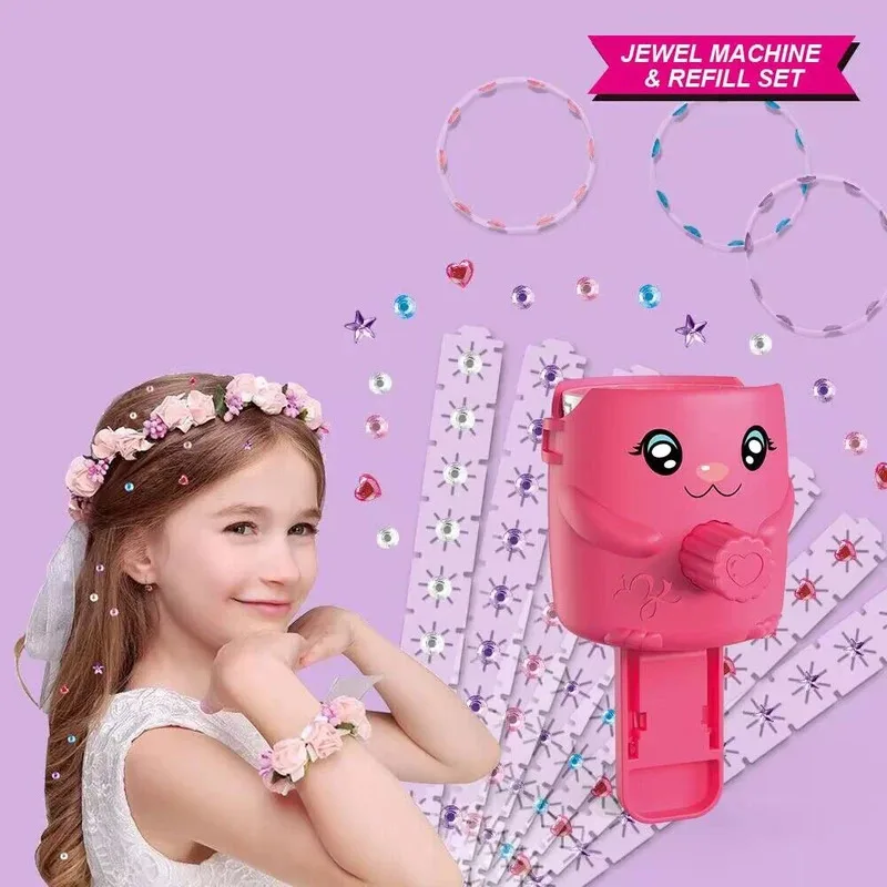 Mädchen Rollenspiel Schönheitssalon Rollenspiel Tragbare Kinder Diamantbohrmaschine Spielzeug Lernspielzeug für Kinder