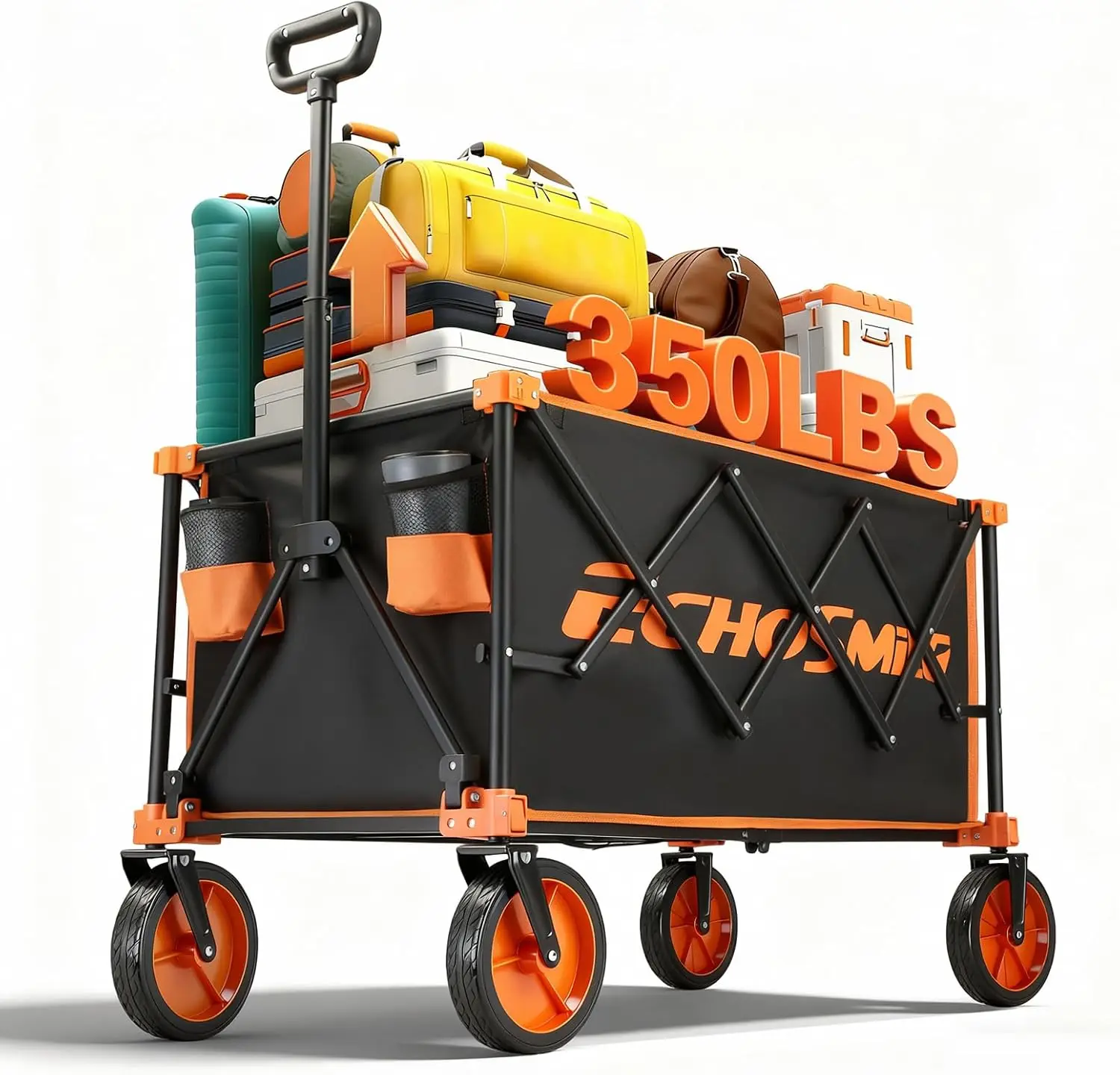 

Складная складная тележка с грузоподъемностью 350 фунтов. Сверхмощная складная спортивная тележка со съемными колесами для камеры.