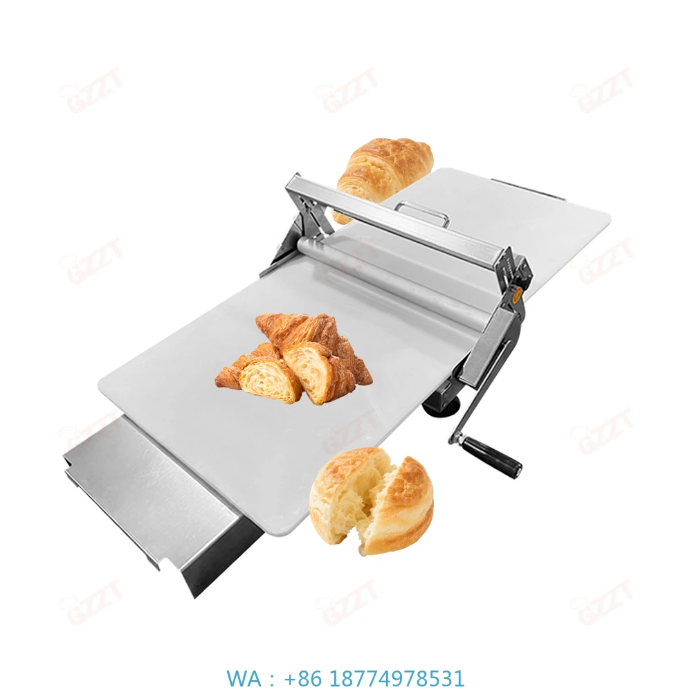 Attrezzatura da forno Rullo per pasta industriale Sfogliatrice per pane IT-MDS-70 Pasticceria manuale Pressa per fondente Sfogliatrice per compresse Pasticceria a soffio