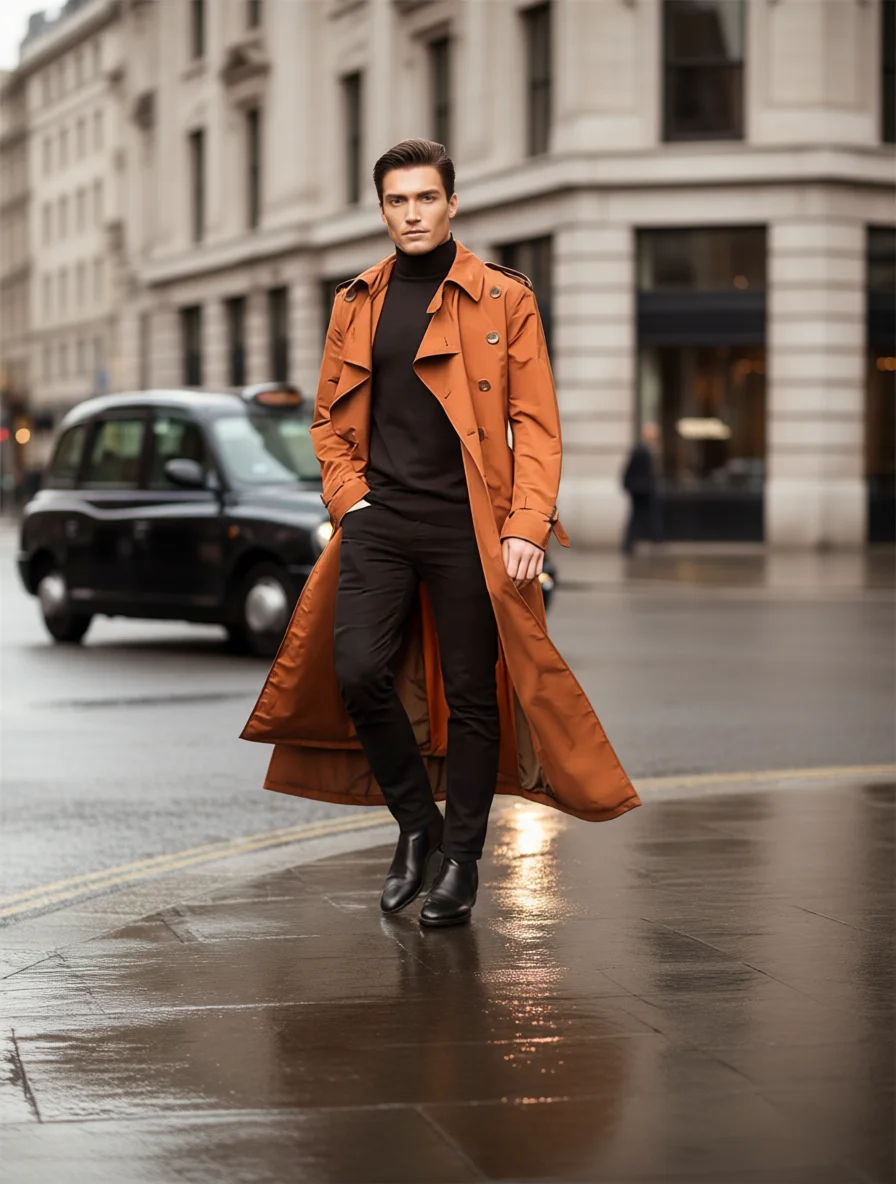 winter dress coat sale chouyatou Men's Fall Office Single Breasted Long Wool Overcoat (Small, Black) at Amazon Men's Clothing store more broad woman love Winter Clearance Women's Plus Size
