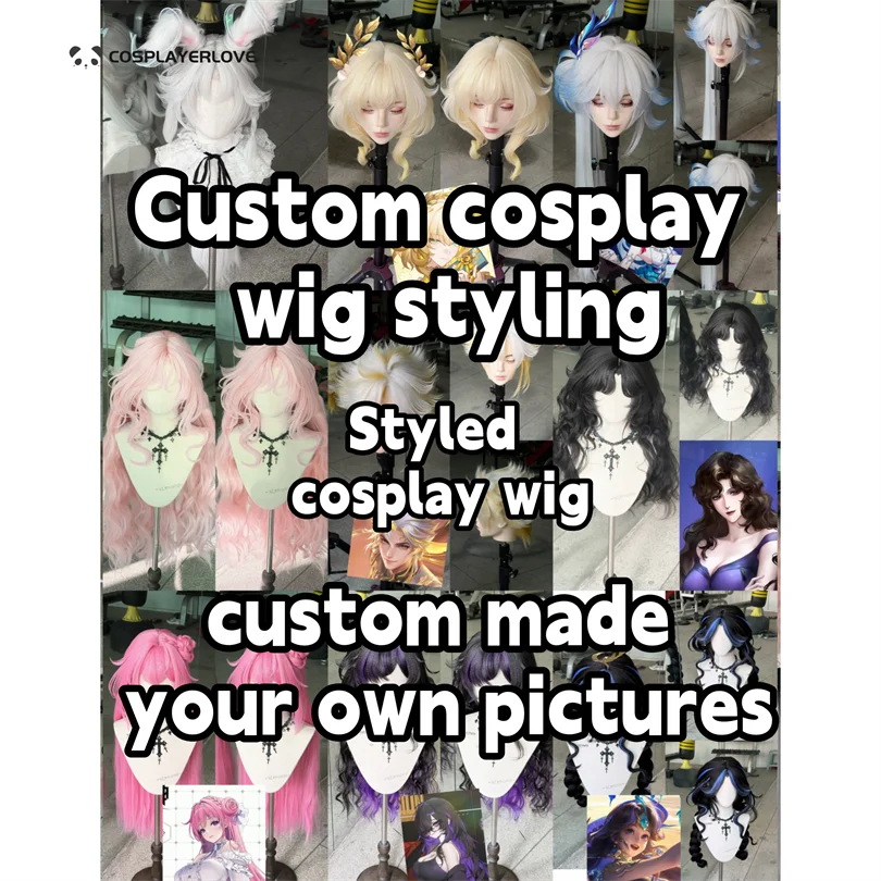 2026 Game Anime Maßgefertigte Vorgestylte Perücke, Künstler-Cosplay-Perücke, Styling-Kopfbedeckung, Haarteil für Halloween, Weihnachten, Karneval, Kostüm