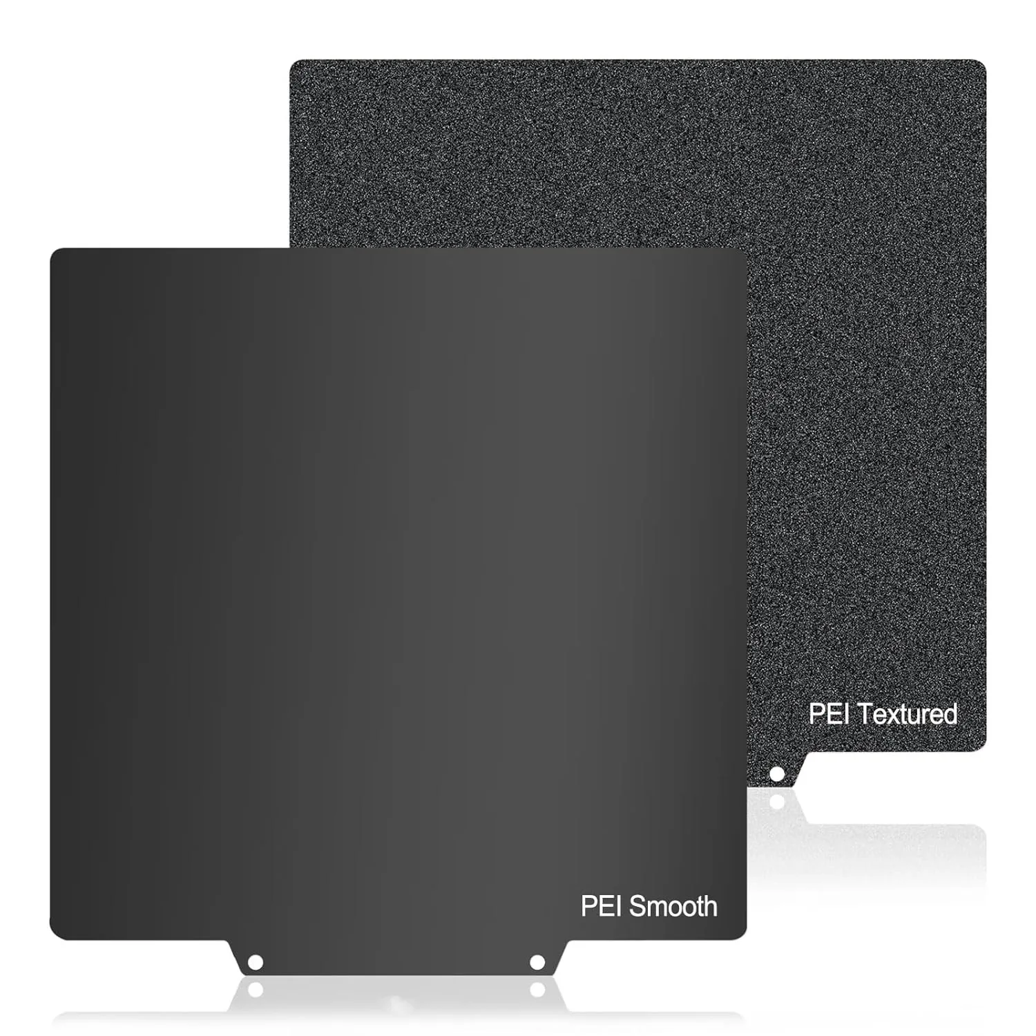 Kobra 2 Neo Bauplatte Glatte Strukturierte PEI für Anycubic Kobra 2/Kobra 2 Pro/Kobra Go 230x230mm Doppelseitige Schwarze PEI Druckplatte – Detail 1
