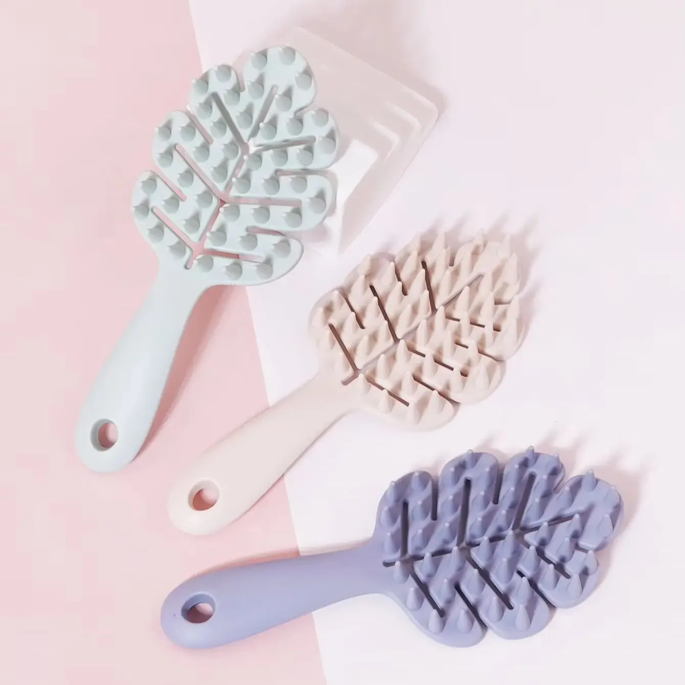 1pc Scalp Massage Shampoo Brush, Handle Hair Care Brush, Hair Growth and Exfoliating Hair Brush, Special for Real Hair Wigs