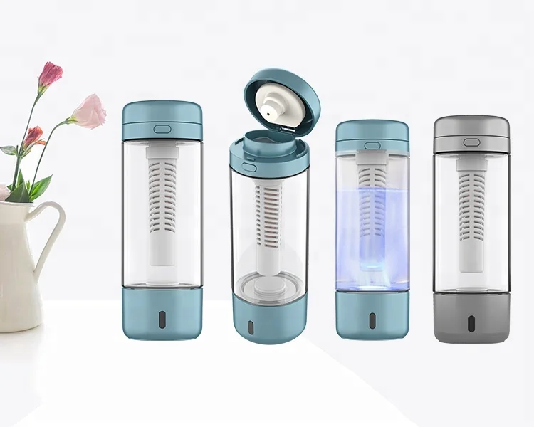 New Design Portable 350Ml Hydrogen Rich Water Maker Bottle Spe Active Hydrogen Water